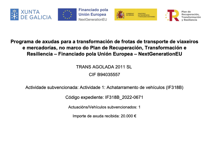 Actividade subvencionada